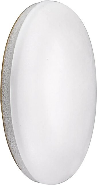 Wagner Wandpuffer SOG WHITE EH 2340 Tür- und Wandschutz aus Kunststoff in Weiß, Durchmesser: 4 cm, Höhe: 1,2 cm, zur Schraub- oder Klebemontage - Bild 1