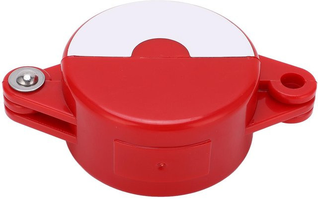 Neoglint Sicherheitsventilsperre für Handräder, korrosionsbeständiges Absperrventil, Farbe: Rot, für 25mm bis 64mm - Bild 1