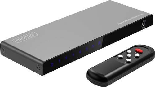 Digitus 8K HDMI Switch 5x1 mit USB Typ-C, Schwarz, DS-55334 - Bild 1