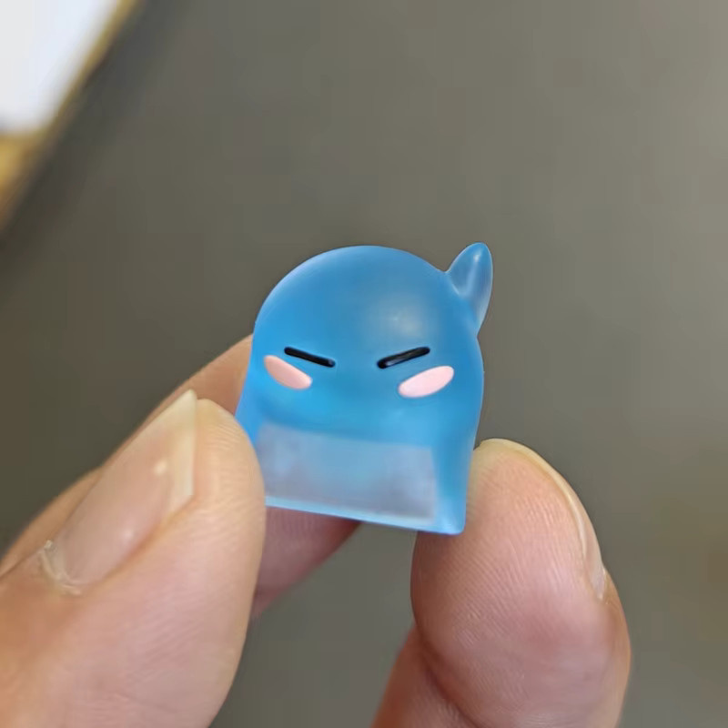 TAKARA TOMY Esc-Tastenkappen im Anime-Design Slime-Serie aus Harz in Blau - Bild 2