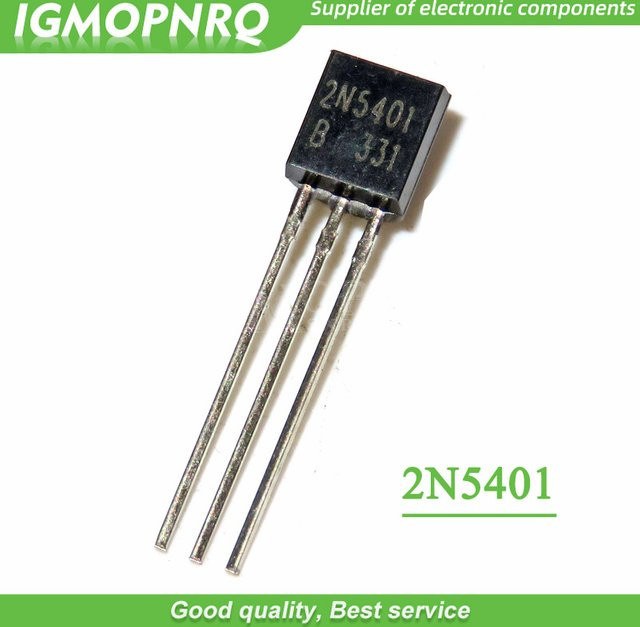 Original 2N5401 PNP-Transistoren 1,5A 160V in Schwarz - Bild 1