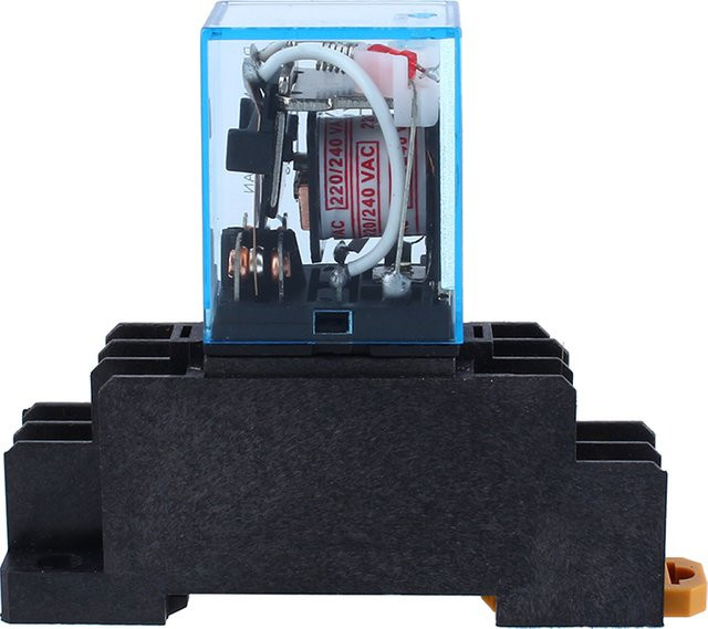 Hilitand Spulenleistungsrelais 10A DPDT LY2NJ HH62P HHC68A-2Z mit Sockel AC 220V - Bild 1