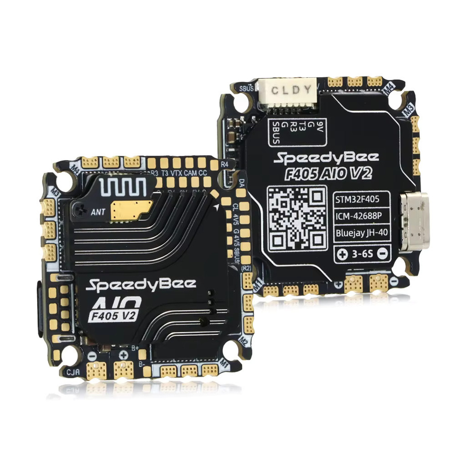 SpeedyBee F405 AIO V2 Flugsteuerung und ESC 35A/40A Schwarz 25,5 x 25,5 mm 3-6S - Bild 3