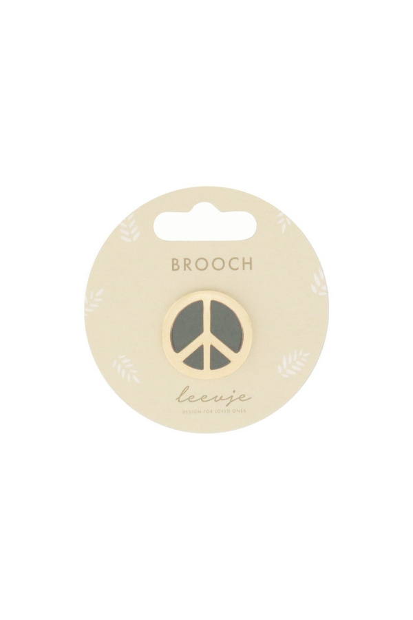 Leevje Brosche Peace, Unisex - Bild 1