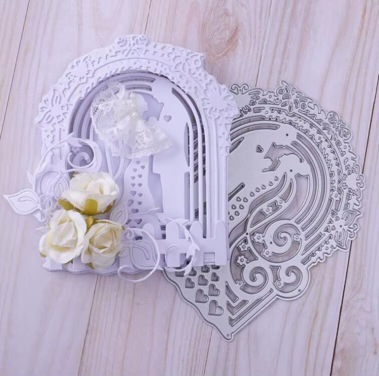 Metall Stanzform Hochzeit Paar für Scrapbooking und Papierhandwerk - Bild 2