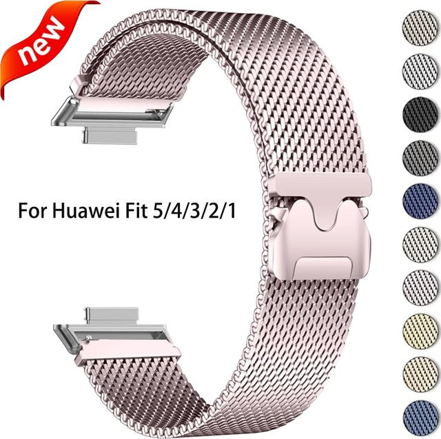 CAOWTAN Uhrenarmband Milanese Loop, Edelstahl, Unisex - Bild 1