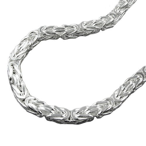 SIGO Königskette 925 Silber, 5mm, 55cm, Unisex - Bild 1