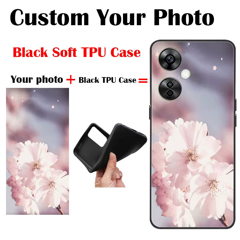 Individuelle DIY Handyhülle für OnePlus Modelle in Schwarz - Bild 1
