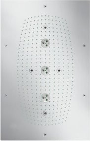 Hansgrohe Raindance Rainmaker Kopfbrause in Chrom mit 3 Strahlarten und Anti-Kalk-Funktion, B/B/H: 68,0 x 46,0 cm - Bild 1
