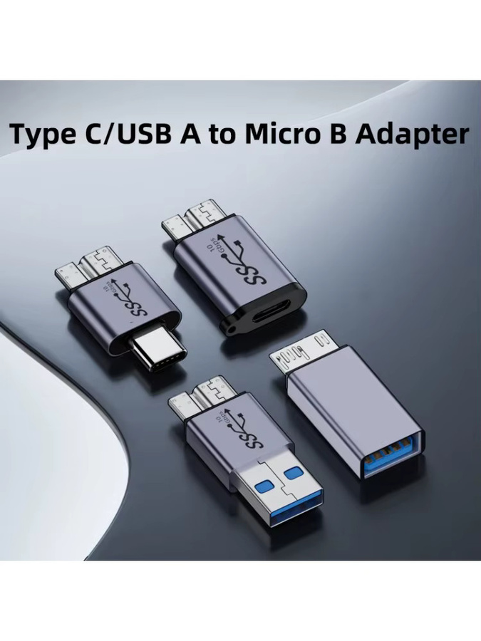 Samsung USB 3.0 Micro B auf Typ C Adapter und USB A auf Micro B Datenübertragungskonverter für Laptop und Festplatten - Bild 6