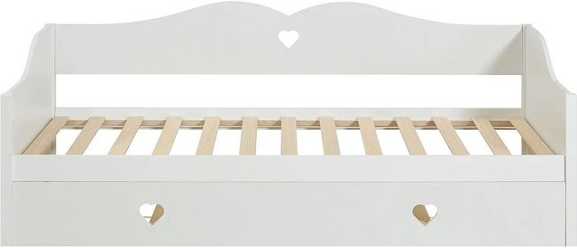 Sofabett Dastiva in Weiß mit Ausziehfunktion und Schlaffunktion - Bild 1