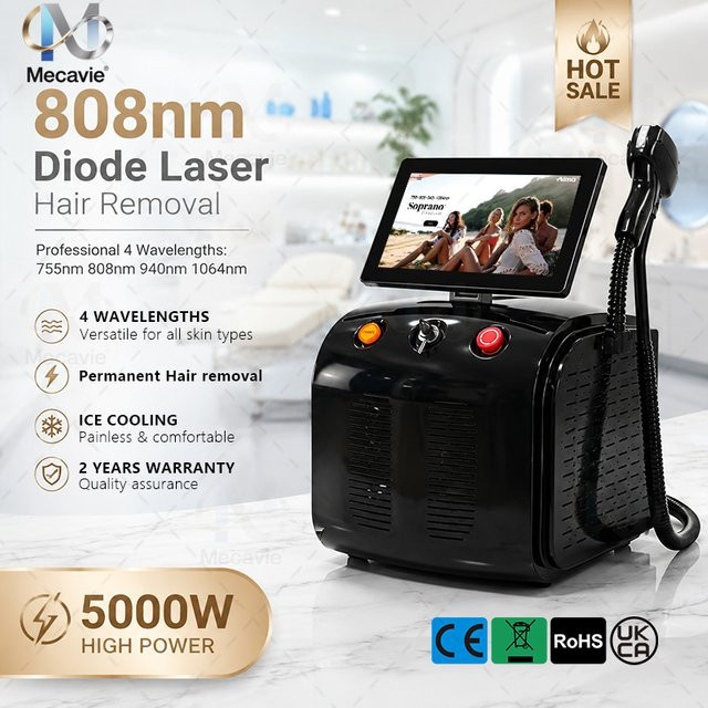 Emsnova Soprano Ice Titanium Diode Laser Ontharingsapparaat, Unisex, Black - Bild 1
