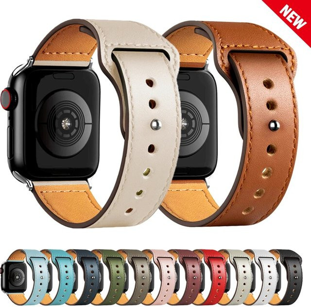 JBAILI Uhrenarmband Leder, Unisex - Bild 1
