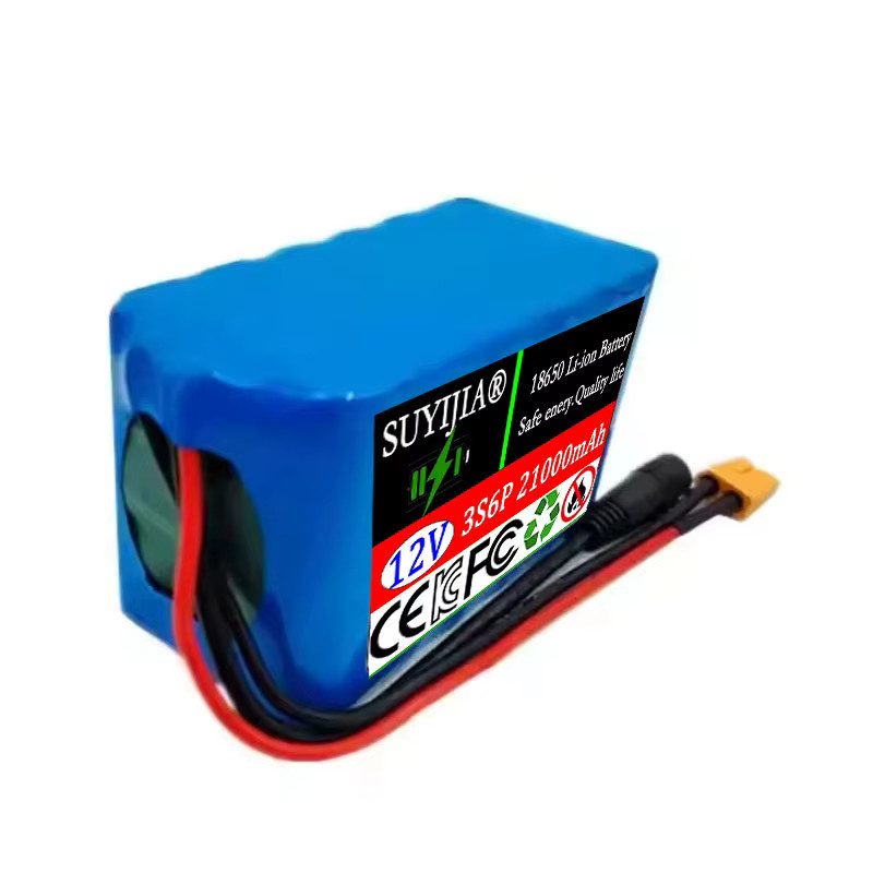 SUYIJIA 3S6P 12V 21Ah Lithium-Ionen-Akku 18650 mit BMS in Blau für Roller und Spraygeräte - Bild 2