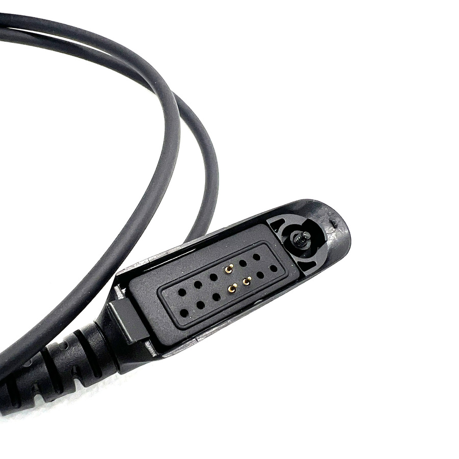 Motorola USB-Programmierkabel Datenkabel in Schwarz für Funkgeräte HT750 HT1250 PRO5150 GP328 GP340 GP380 GP640 GP680 GP960 1280 PR860 MTX850 PTX760 mit USB-A Anschluss - Bild 2