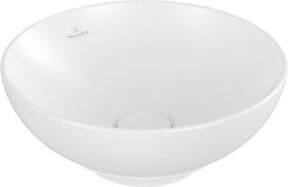 Villeroy & Boch Aufsatzwaschtisch Loop & Friends aus Keramik, weiß, Durchmesser: 38 cm, mit Überlauf und ohne Hahnloch - Bild 1