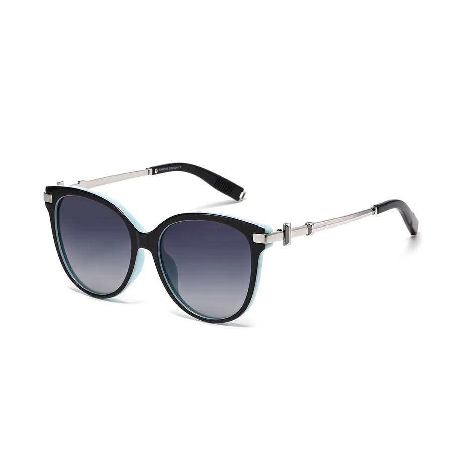 BARCUR Sonnenbrille Cat-Eye, Vollrand, Schwarz, Damen - Bild 2
