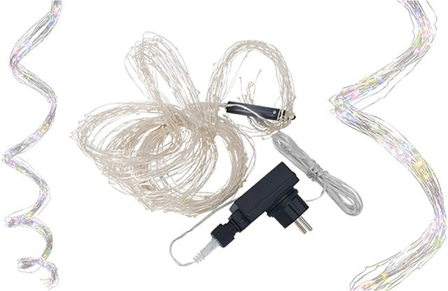 Näve LED Deko-Lichterkette Schweif Bunt Transparent mit Effekt für Weihnachten und Innenräume - Bild 1