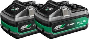 HiKOKI Multi Volt Akku-Set BSL36B18X mit 2 Akkus: 36V 4,0 Ah und 18V 8,0 Ah - Bild 2