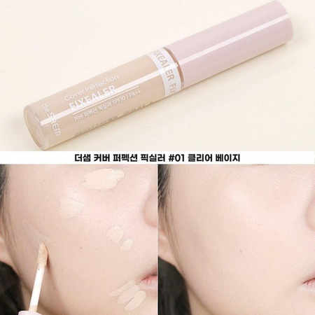 The Saem Cover Perfection Fixealer 01 Clear Beige, 6,5 g, Matt