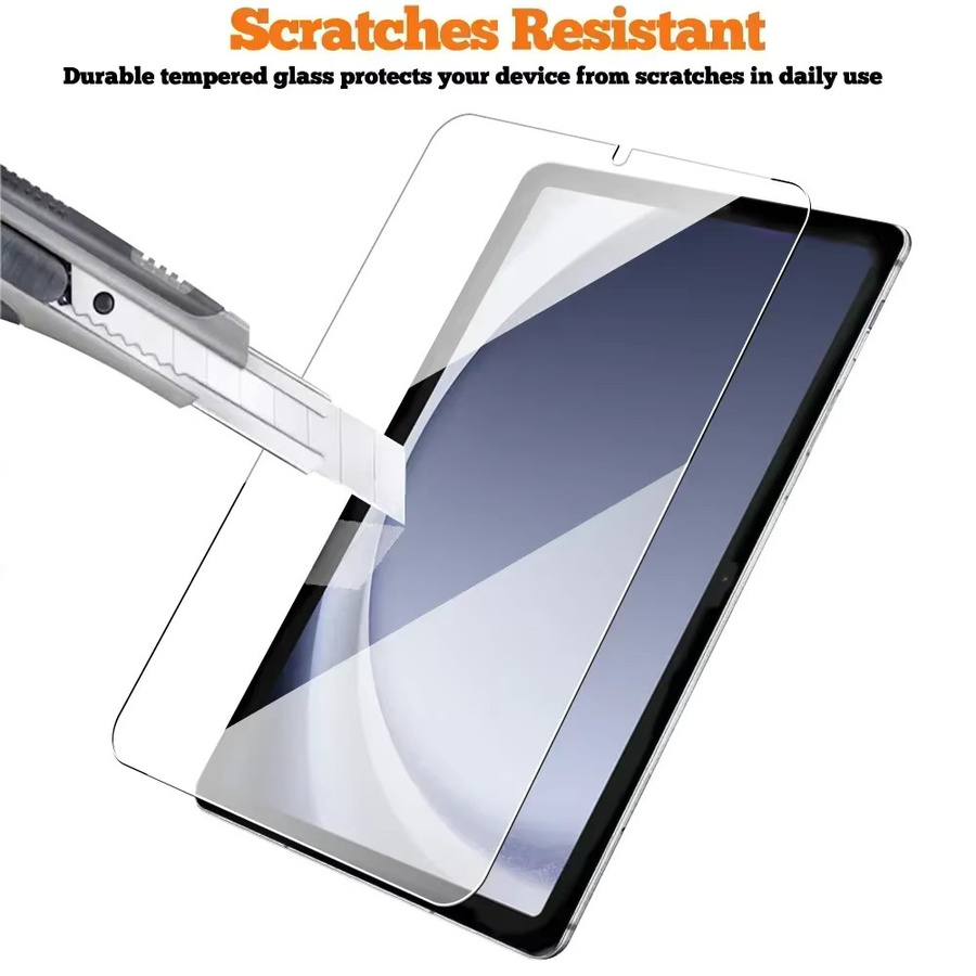 2 Stück Displayschutzfolie aus gehärtetem Glas für Samsung Galaxy Tab S10 FE 10.9 und S9 FE 12.4 sowie A9 Plus, transparent, 9H HD Schutzfolie kratzfest - Bild 3