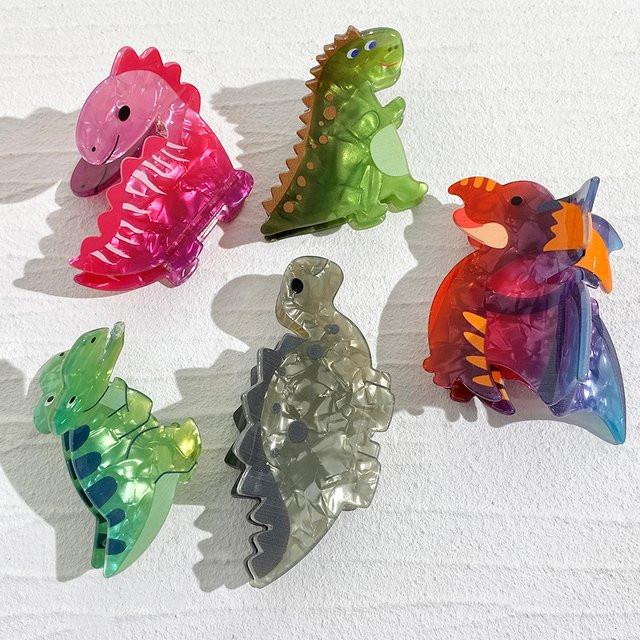 Haarnadel Dinosaurier Acryl, Damen - Bild 1