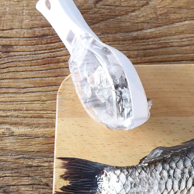 Fischschuppenentferner als Schaber und Peeler in Weiß aus Kunststoff - Bild 4