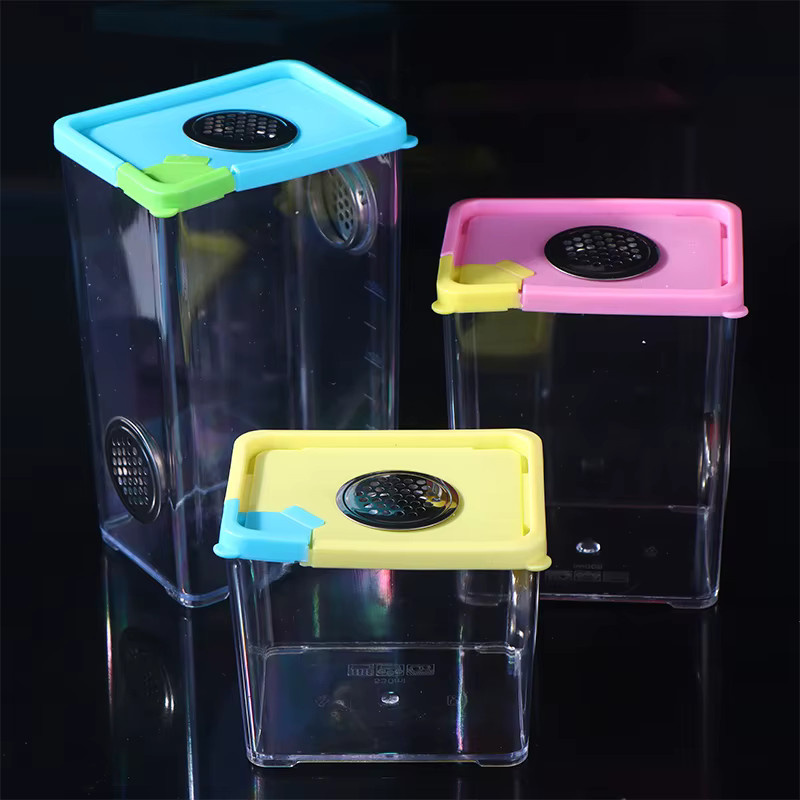 Transparente Zuchtbox aus Acryl für Reptilien, Spinnen, Eidechsen und Insekten - Bild 3
