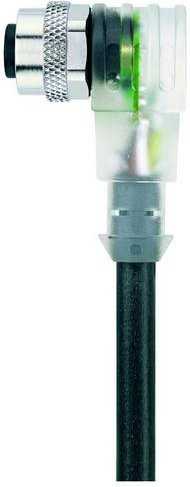 Escha Sensor-Aktor-Anschlussleitung mit 4 Polen in Schwarz, Länge: 10,0 m - Bild 1