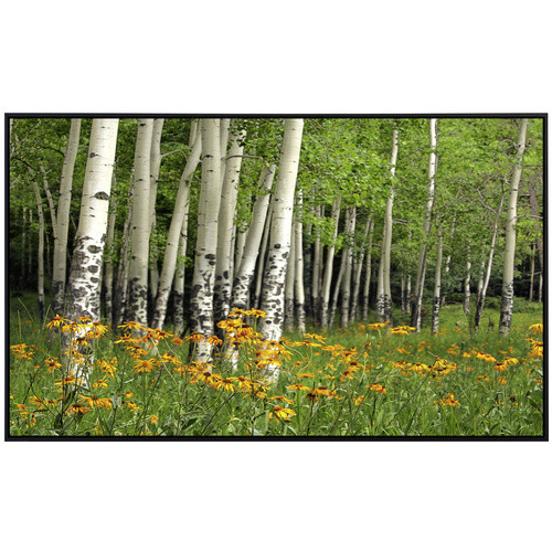 papermoon Infrarotheizung EcoHeat Aspen Grove + Orange Wildflowers in Bunt mit Matt-Effekt, App-Steuerung und Überhitzungsschutz - Bild 2