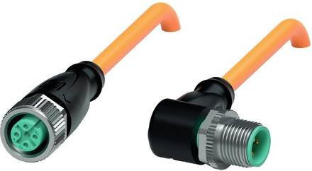 Pepperl+Fuchs Sensor-Aktor-Steckverbinder 240778-100028, konfektioniert, 4-polig, orange, 3 m Länge - Bild 1