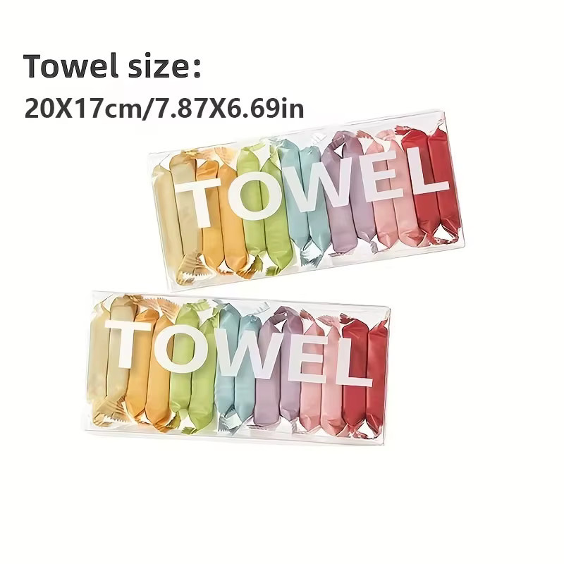 Einweg Waschlappen, 14 Stück, Komprimiert, Mikrofaser, Gesicht, Unisex - Bild 3