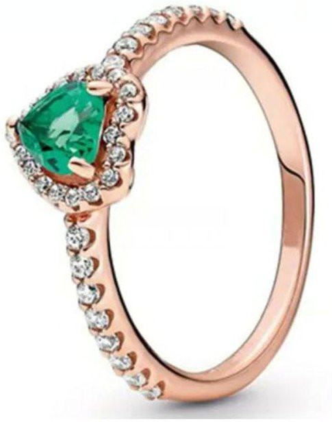 Allbestart Ring 925 Silber, Roségold, Zirkonia, Damen - Bild 1
