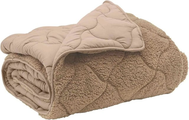 vidaXL Ganzjahresbettdecke aus Mikrofaser in Taupe, B/B: 200 x 220 cm - Bild 1