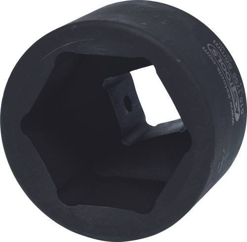 KS Tools Kraft-Steckschlüsseleinsatz 1 Zoll Sechskant kurz, 55 mm, schwarz, Chrome-Molybdän - Bild 1