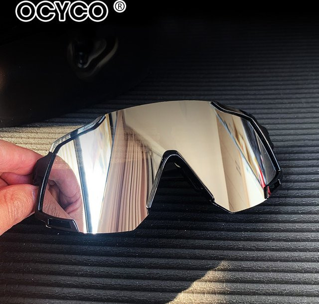 OCYCO Sportsonnenbrille, Übergroß, Wrap, Silver, Unisex, Plastic - Bild 1