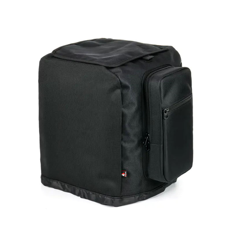 JBL PartyBox Encore Essential Schutzhülle in Schwarz mit seitlicher Mikrofon-Aufbewahrungstasche und staubdichter Reise-Tragetasche - Bild 6