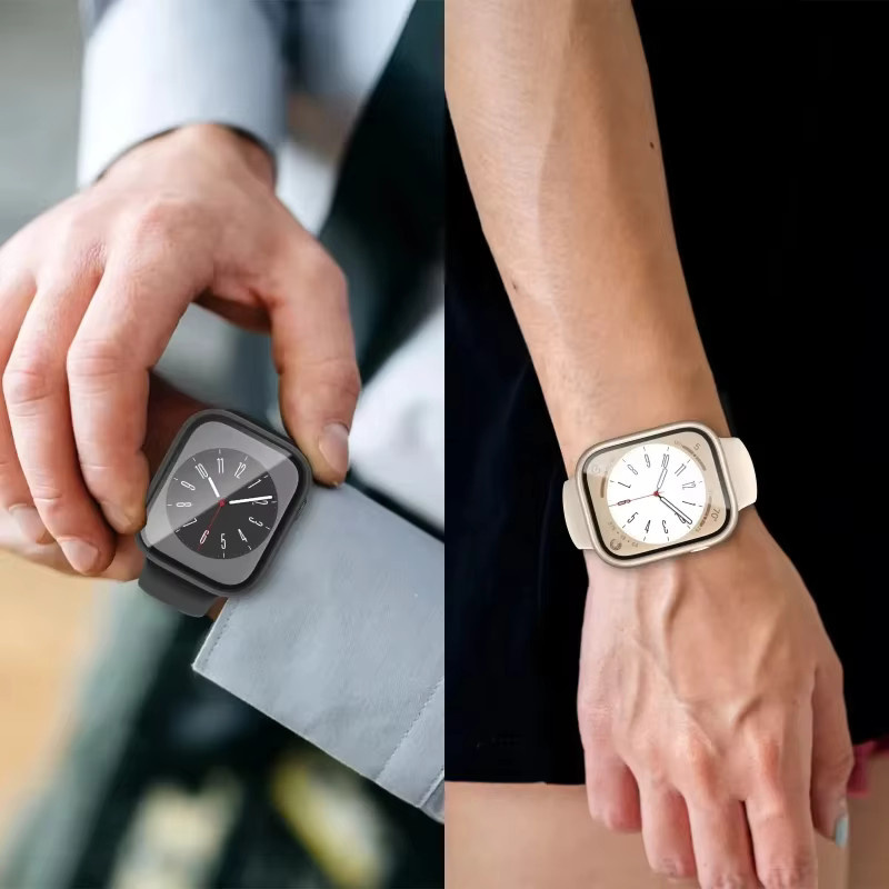Displayschutzfolie und Schutzhülle für Apple Watch, Unisex - Bild 6