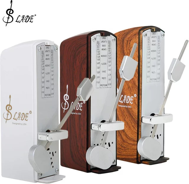 SLADE Mechanisches Metronom in Rot mit präziser Geschwindigkeit von 60–208 BPM für Gitarre und Violine - Bild 1