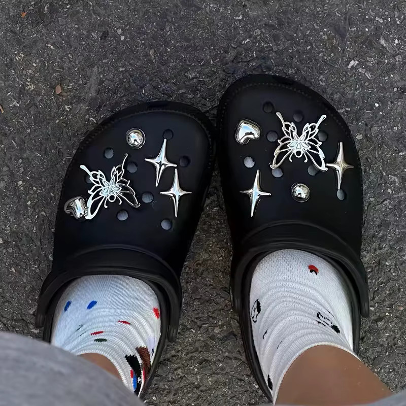 Velishy Schuhe Kette, Schmetterling Herz, Schuh Zubehör - Bild 2
