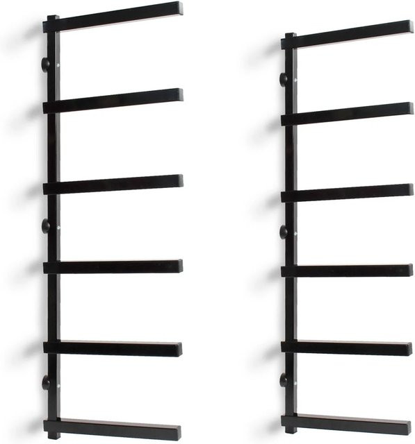 Xpotool Schwerlastregal aus Metall mit 6 Ebenen in Schwarz für Werkstätten und Garagen, B/T/H: 102,5 x 34,0 x 30,0 cm - Bild 1