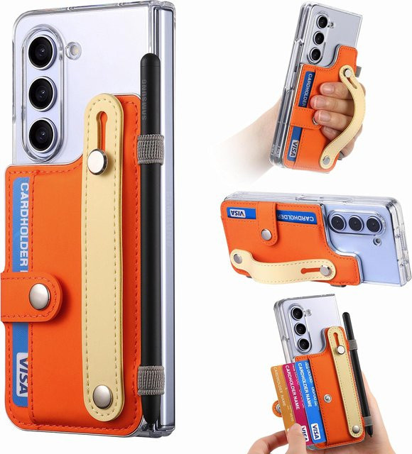Samsung Galaxy Z Fold 5 Anti-Knock Schutzhülle in Orange (ohne S Pen) - Bild 1