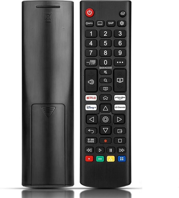 LG Universal-Fernbedienung AKB76037601 für LED OLED LCD Smart TV 4K 8K UHD webOS NanoCell QNED HDR in Schwarz - Bild 1