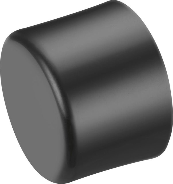 Pfostenkappe rund aus PVC in Anthrazit, B: 24 mm, Ø: 34 mm - Bild 1
