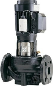 Grundfos Trockenläuferpumpe TP GLRD-BQQE 40-90/2, 0,37 kW, PN 6/10, DN 40, 230 V, Schwarz - Bild 1