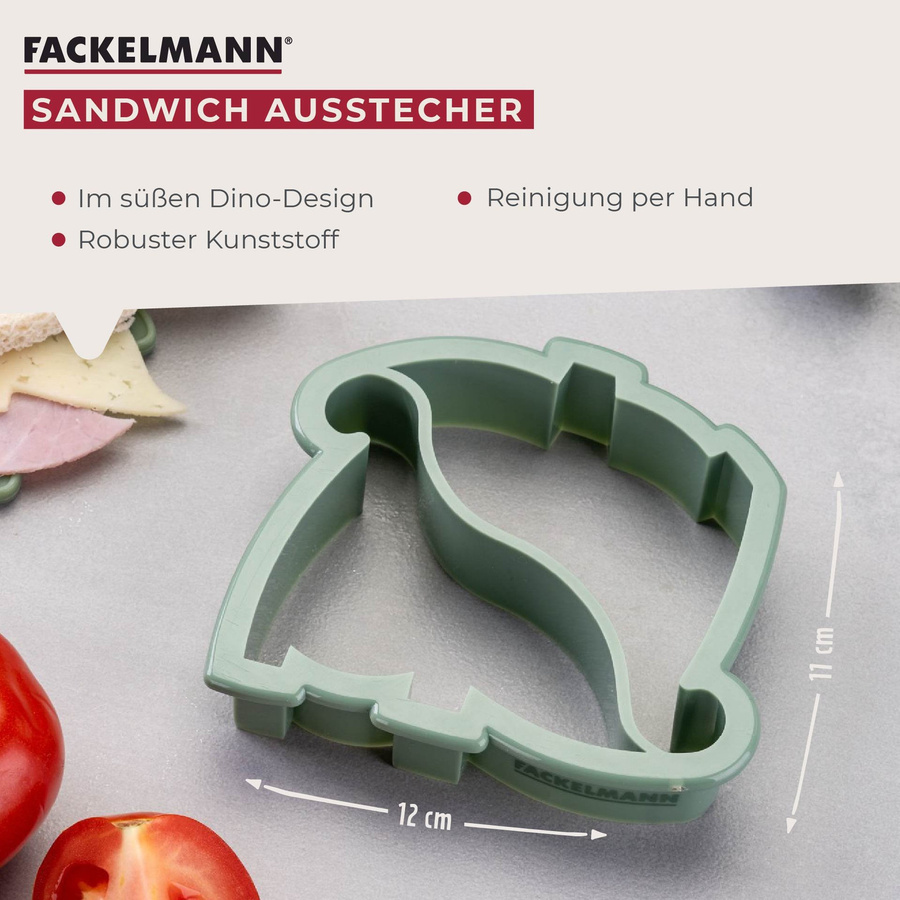 Fackelmann Mini Cooking Ausstecher Dino in Grün - Bild 3