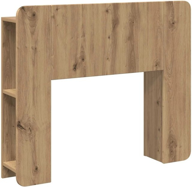 vidaXL Kopfteil mit Schrankfunktion in Artisan-Eiche, Farbe Braun, B/T/H: 185 x 18,5 x 95 cm - Bild 1