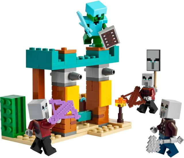 LEGO Minecraft Die Illager-Wüstenpatrouille Konstruktionsspielzeug ab 7 Jahren - Bild 3