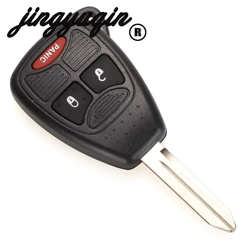 Jingyuqin Fernbedienung Auto Schlüssel ID46-7941 für Dodge RAM, Jeep Commander, Compass, Grand Cherokee, Liberty, Wrangler und Chrysler in Schwarz (315/433 MHz) - Bild 4