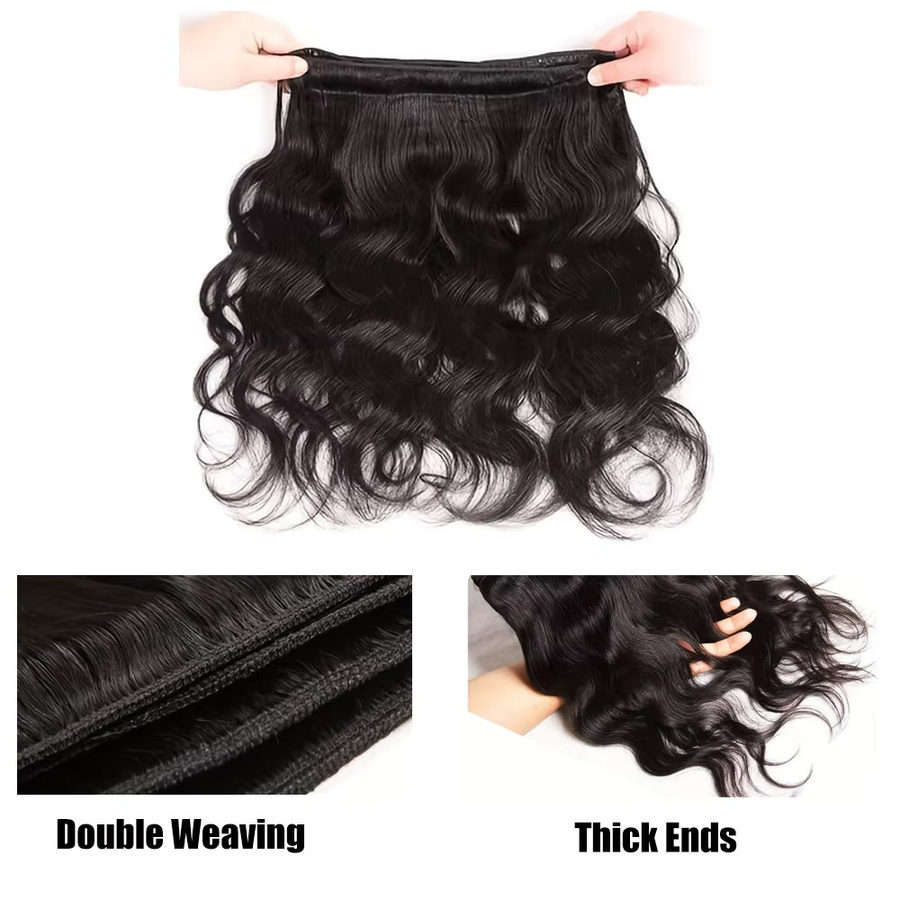 Newmi Haar Extensions Body Wave Bundles, Damen - Bild 4